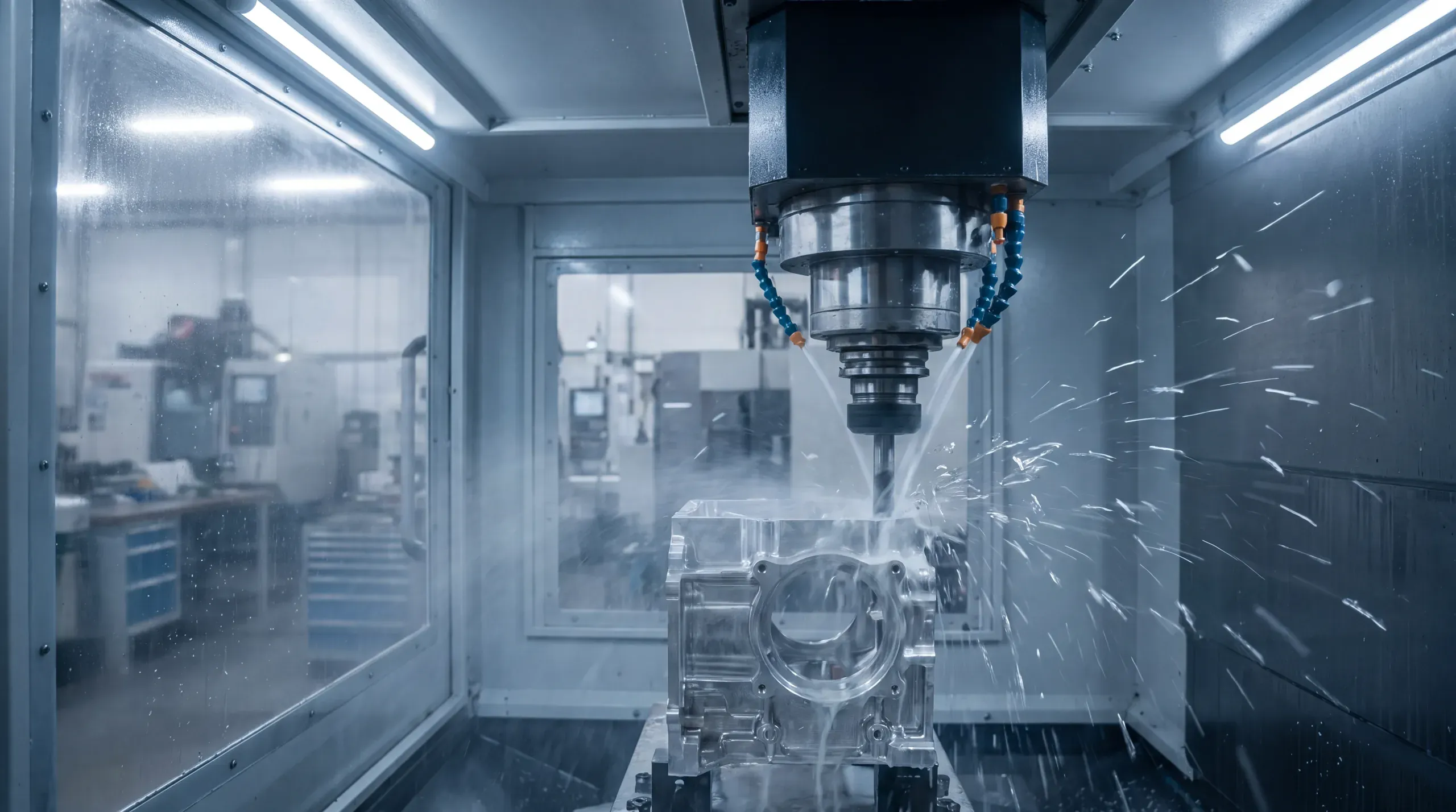 5-axis CNC machining to ±0.01 mm